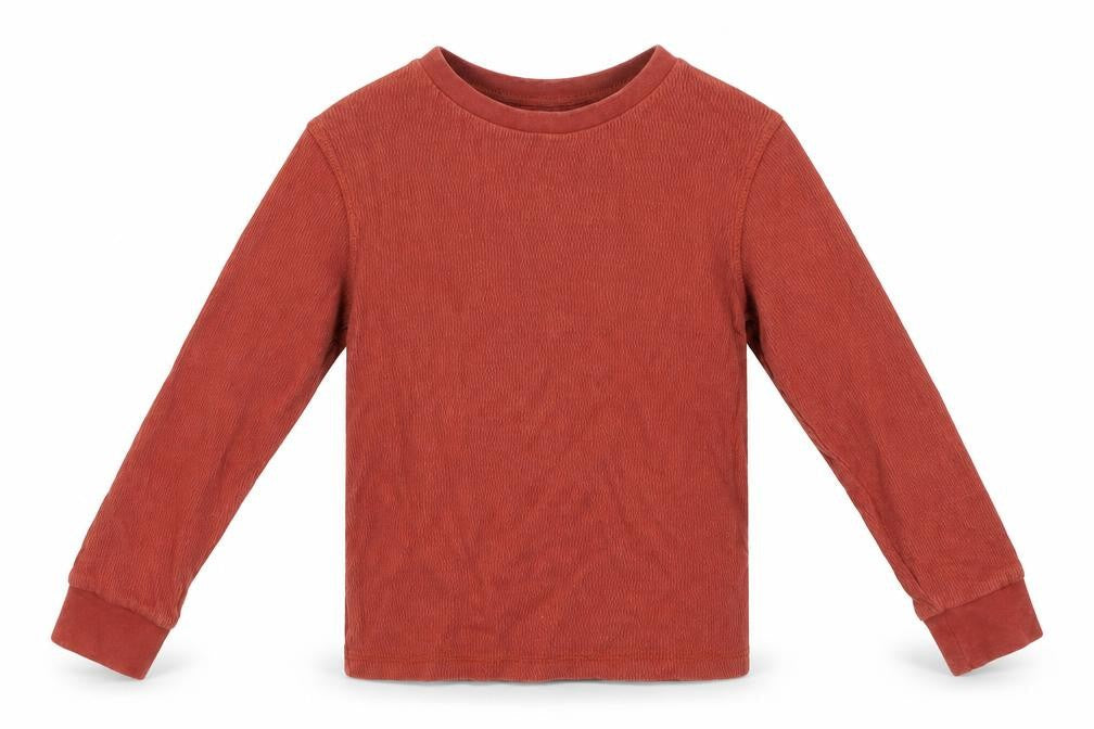 Next Boys Brown Round Neck  Cotton Pullover Jumper Size 3 Years