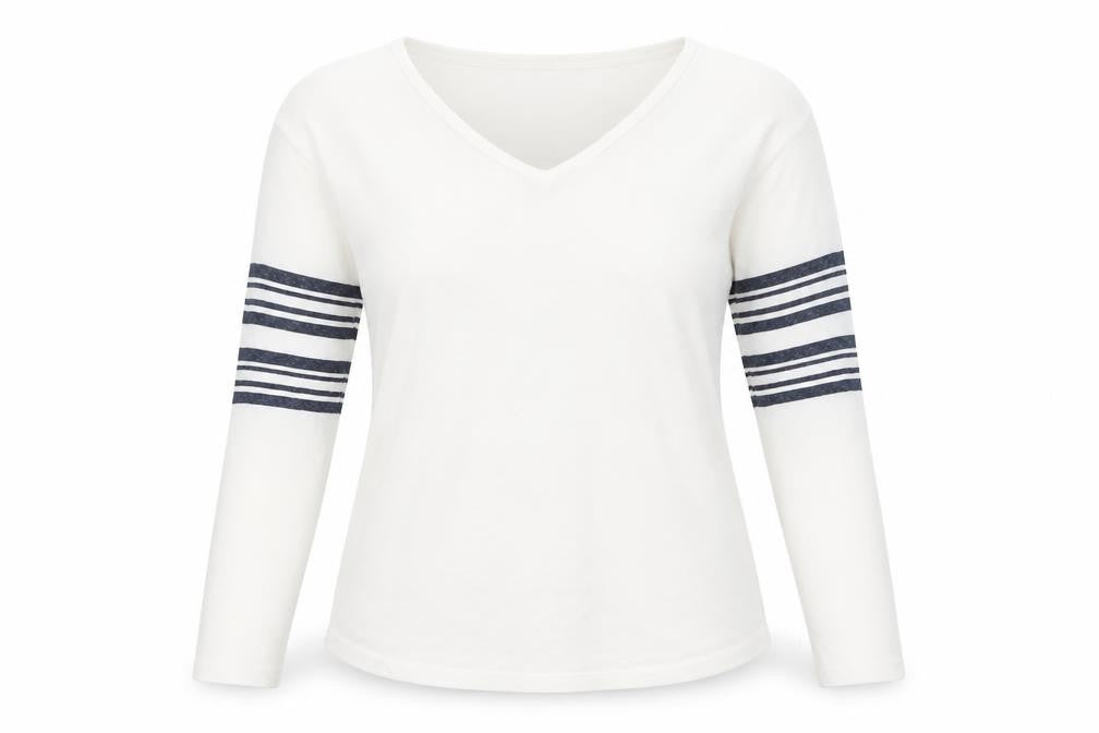 ASOS Womens White V-Neck  Polyester Pullover Jumper Size 10