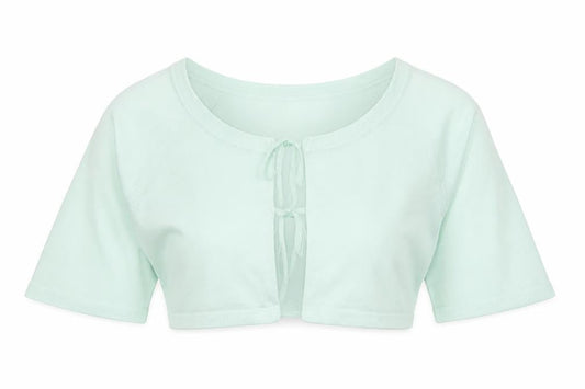 Wallis Womens Green Round Neck  Viscose Shrug Jumper Size S