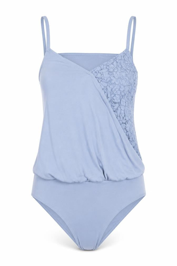 NEXT Womens Blue  Polyester Bodysuit One-Piece Size 12