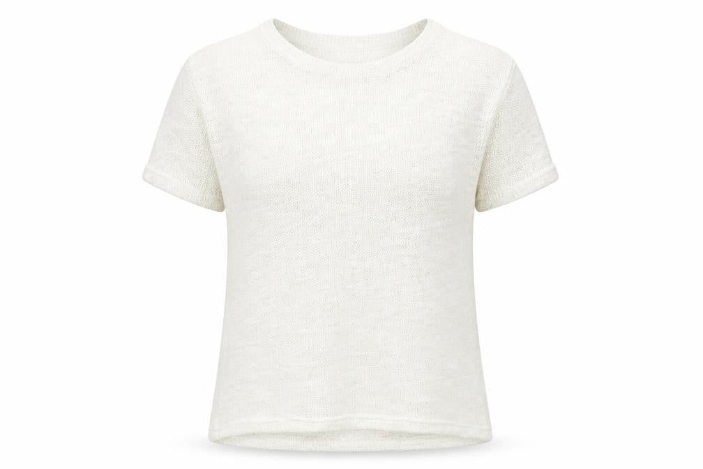 F&F Womens White Round Neck  Acrylic Pullover Jumper Size 8