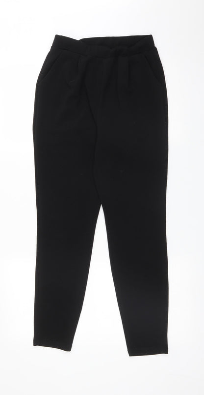 SHEIN Womens Black  Polyester  Trousers Size S L27 in Regular