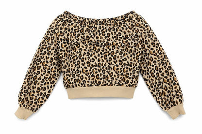 H&M Womens Multicoloured Animal Print Cotton Pullover Sweatshirt Size XS
