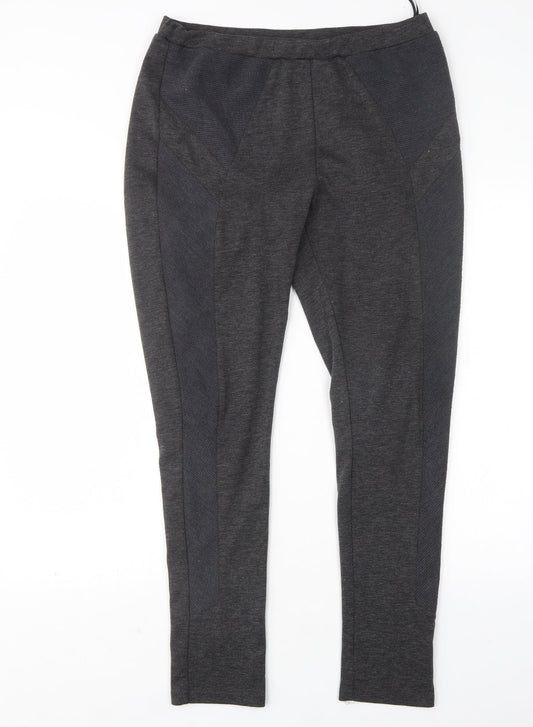 Intuition Womens Grey  Polyester Sweatpants Trousers Size 16 L30 in Slim