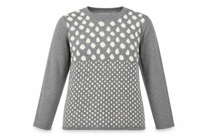 Cristina Womens Multicoloured Round Neck Animal Print Viscose Pullover Jumper Size L