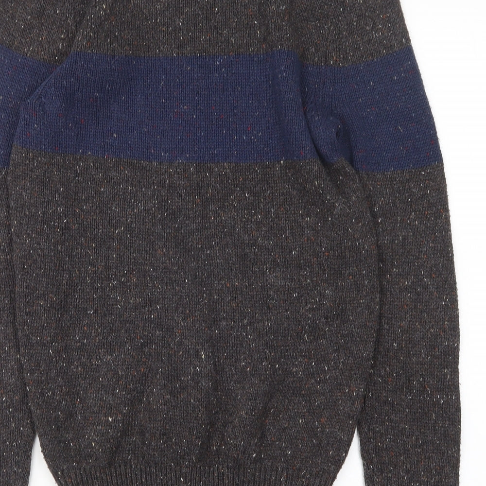 Primark Mens Multicoloured Round Neck  Polyester Pullover Jumper Size XS