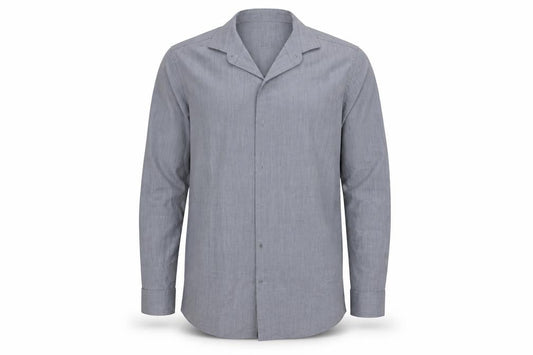 Next Mens Grey  Polyester  Dress Shirt Size 15.5 Collared