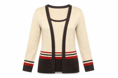 Debenhams Womens Beige Round Neck  Acrylic Pullover Jumper Size 10