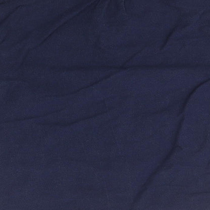 H&M Mens Blue  Cotton  Button-Up Size S Collared