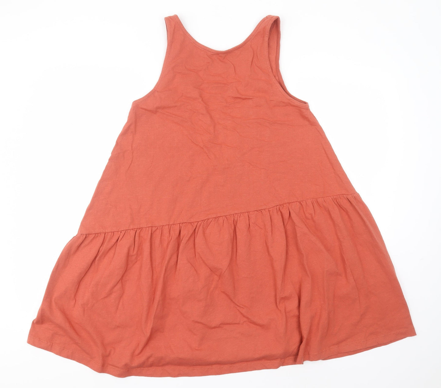 ASOS Womens Red  Cotton A-Line  Size 10  Round Neck