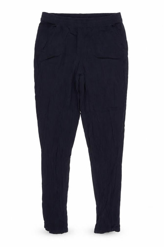 Divided Womens Blue  Viscose Trousers  Size 6 L24 in Regular