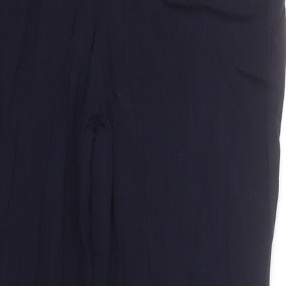 Divided Womens Blue  Viscose Trousers  Size 6 L24 in Regular