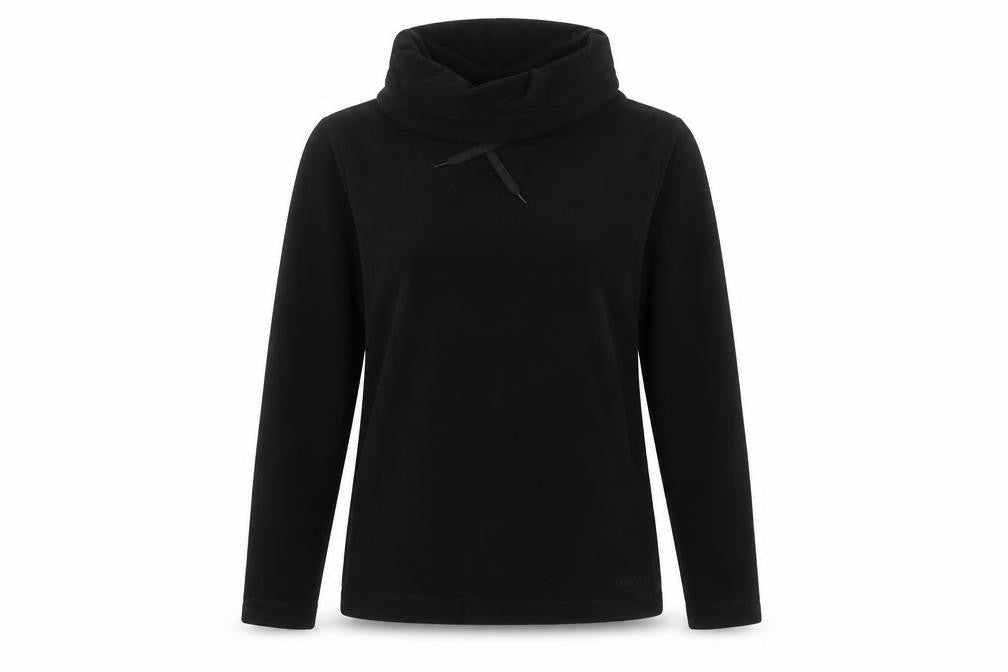 Campri Womens Black Roll Neck  Polyester Pullover Jumper Size 10