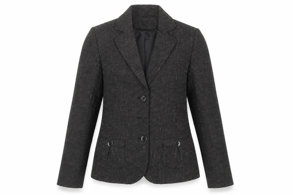 Papaya Womens Grey Herringbone  Jacket  Size 12