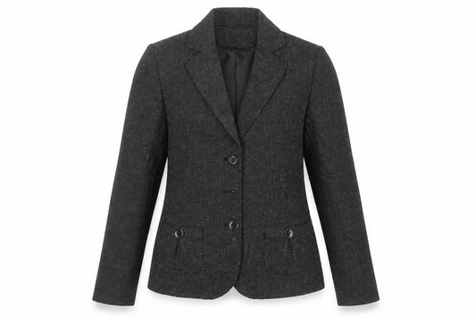Papaya Womens Grey Herringbone  Jacket  Size 12