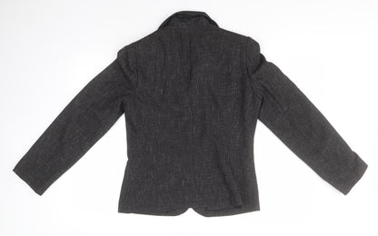 Papaya Womens Grey Herringbone  Jacket  Size 12