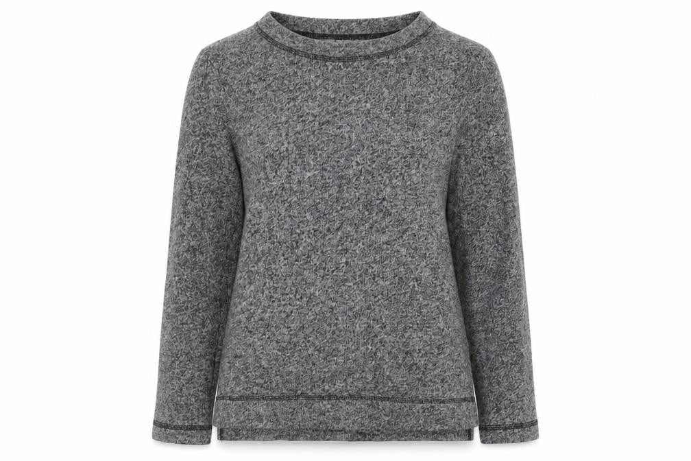 H&M Womens Grey  Cotton Pullover Sweatshirt Size S