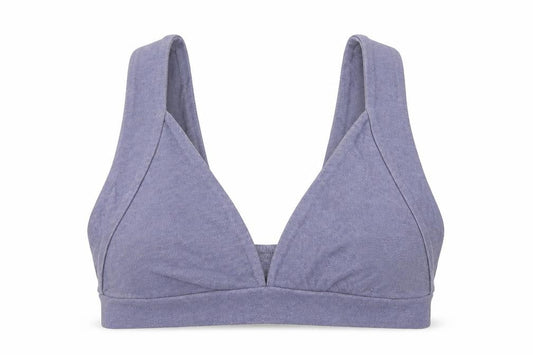 Boohoo Womens Blue  Polyester Cropped Tank Size 8 V-Neck