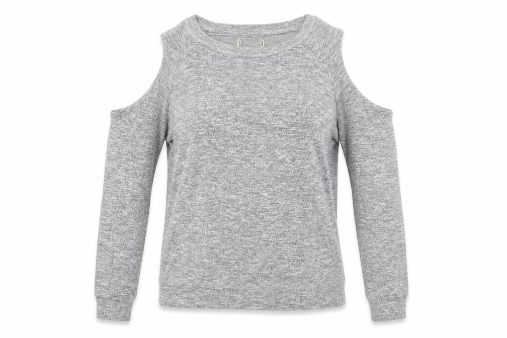 Matalan Womens Grey Round Neck  Viscose Pullover Jumper Size 10