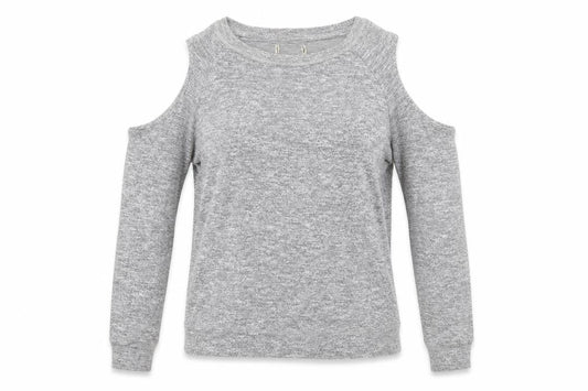 Matalan Womens Grey Round Neck  Viscose Pullover Jumper Size 10