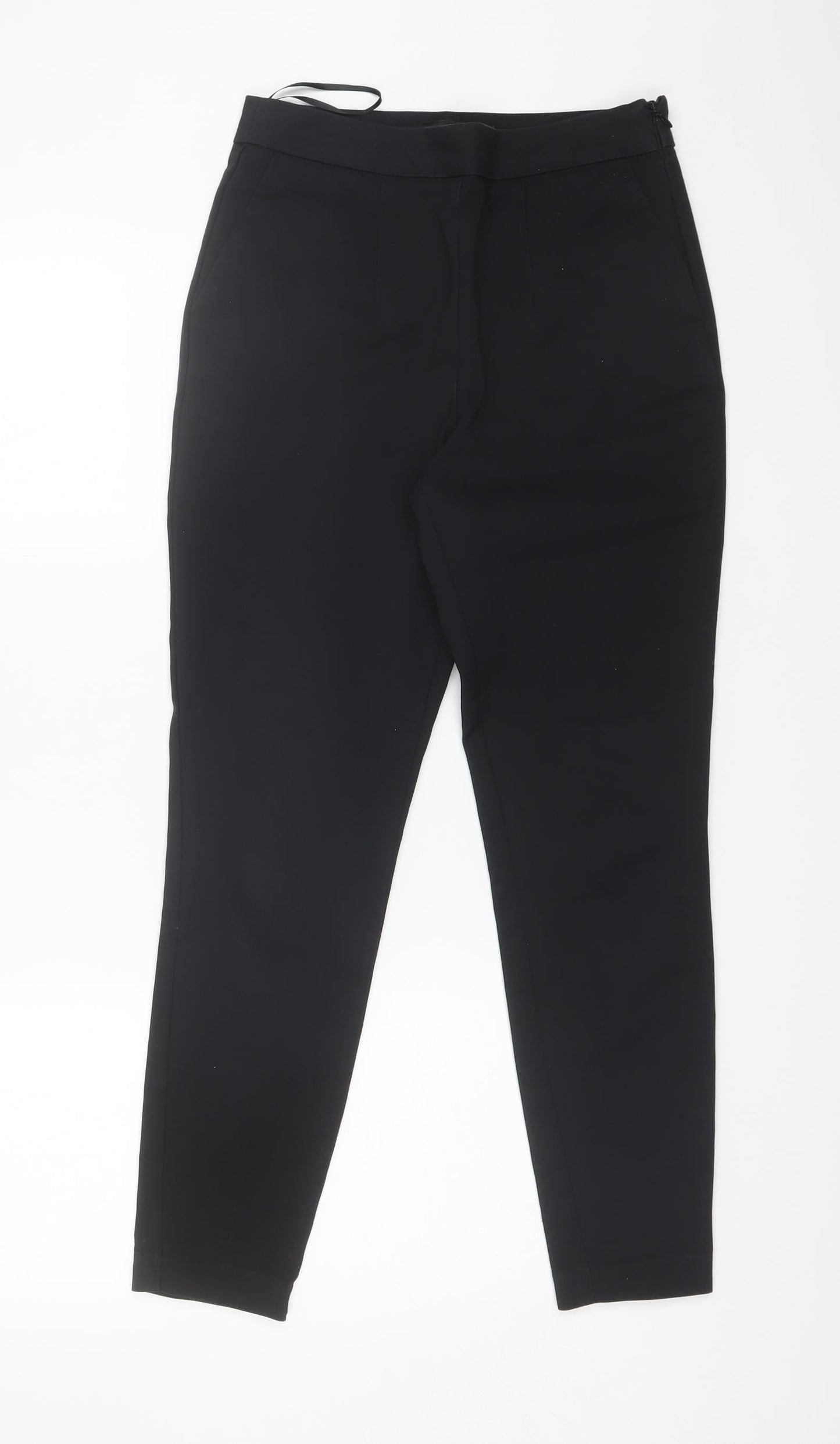 NEXT Womens Black  Cotton Dress Pants Trousers Size 6 L26 in Regular