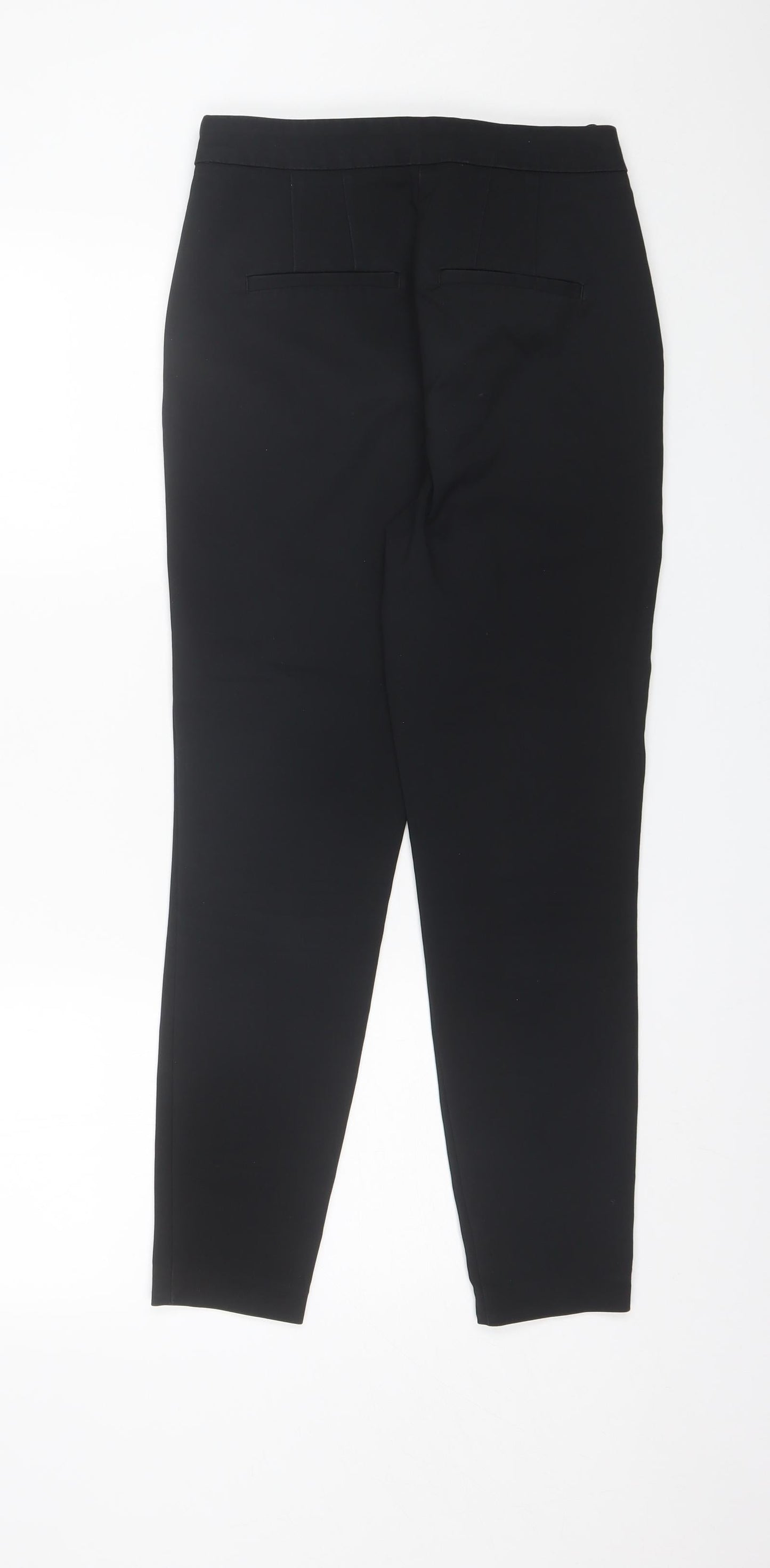 NEXT Womens Black  Cotton Dress Pants Trousers Size 6 L26 in Regular