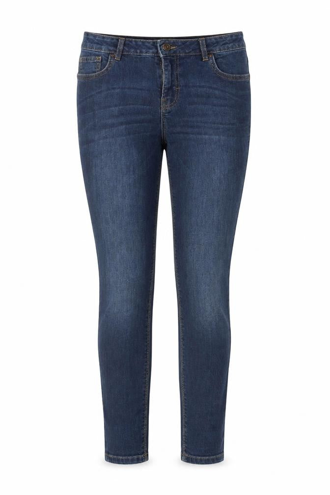 Denim & Co. Womens Blue  Cotton Skinny Jeans Size 8 L29 in Regular