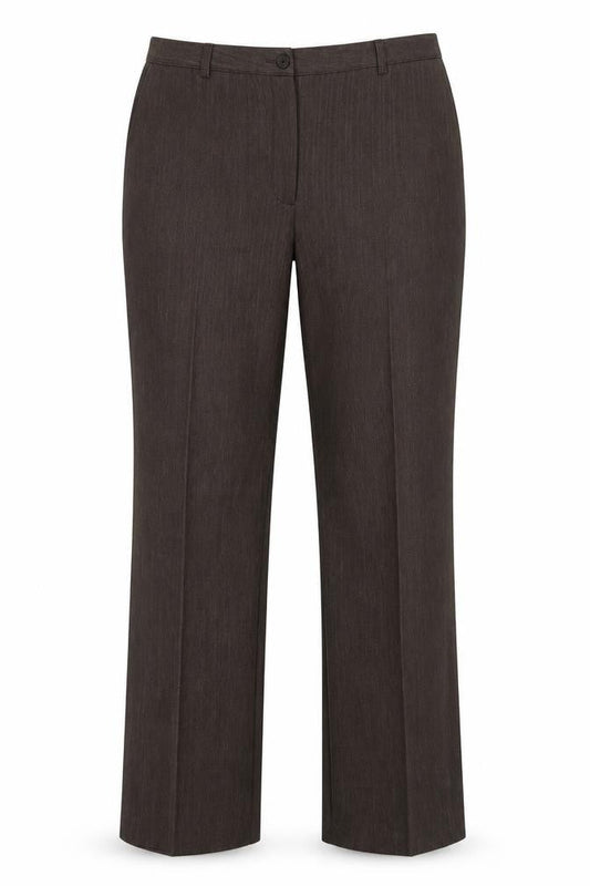Annabell Womens Brown  Viscose Dress Pants Trousers Size 12 L27 in Regular
