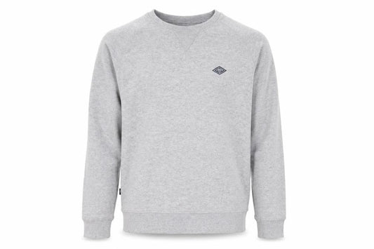 Union Mens Grey Round Neck  Cotton Pullover Jumper Size M