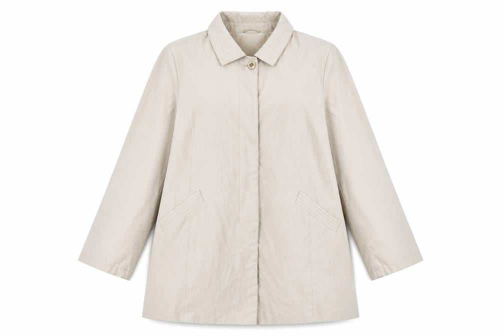 Bonmarché Womens Beige Overcoat Coat Size XL