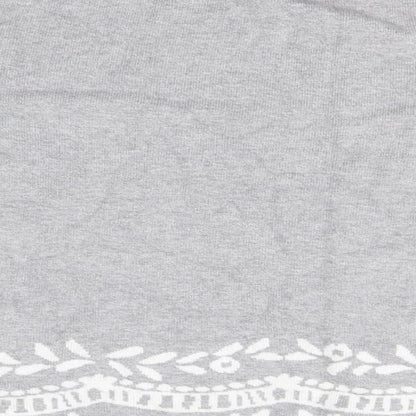 Love Knitwear Womens Grey Round Neck  Viscose Pullover Jumper Size 10