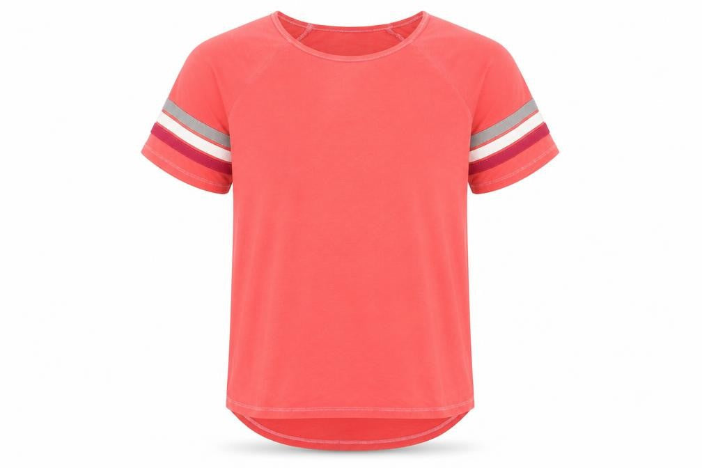 Preworn Boys Red  Cotton Basic T-Shirt Size M Round Neck