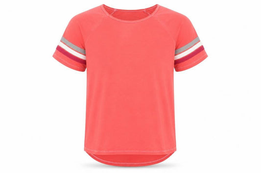 Preworn Boys Red  Cotton Basic T-Shirt Size M Round Neck