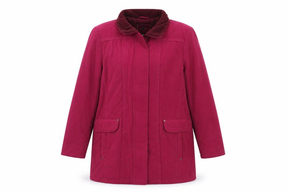 Isle Womens Pink   Overcoat Coat Size 16