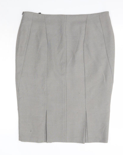 Preloved Primark Womens Grey  Polyester Straight & Pencil Set Size 16 - Back