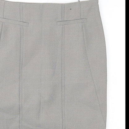 Preloved Primark Womens Grey  Polyester Straight & Pencil Set Size 16 - Detail