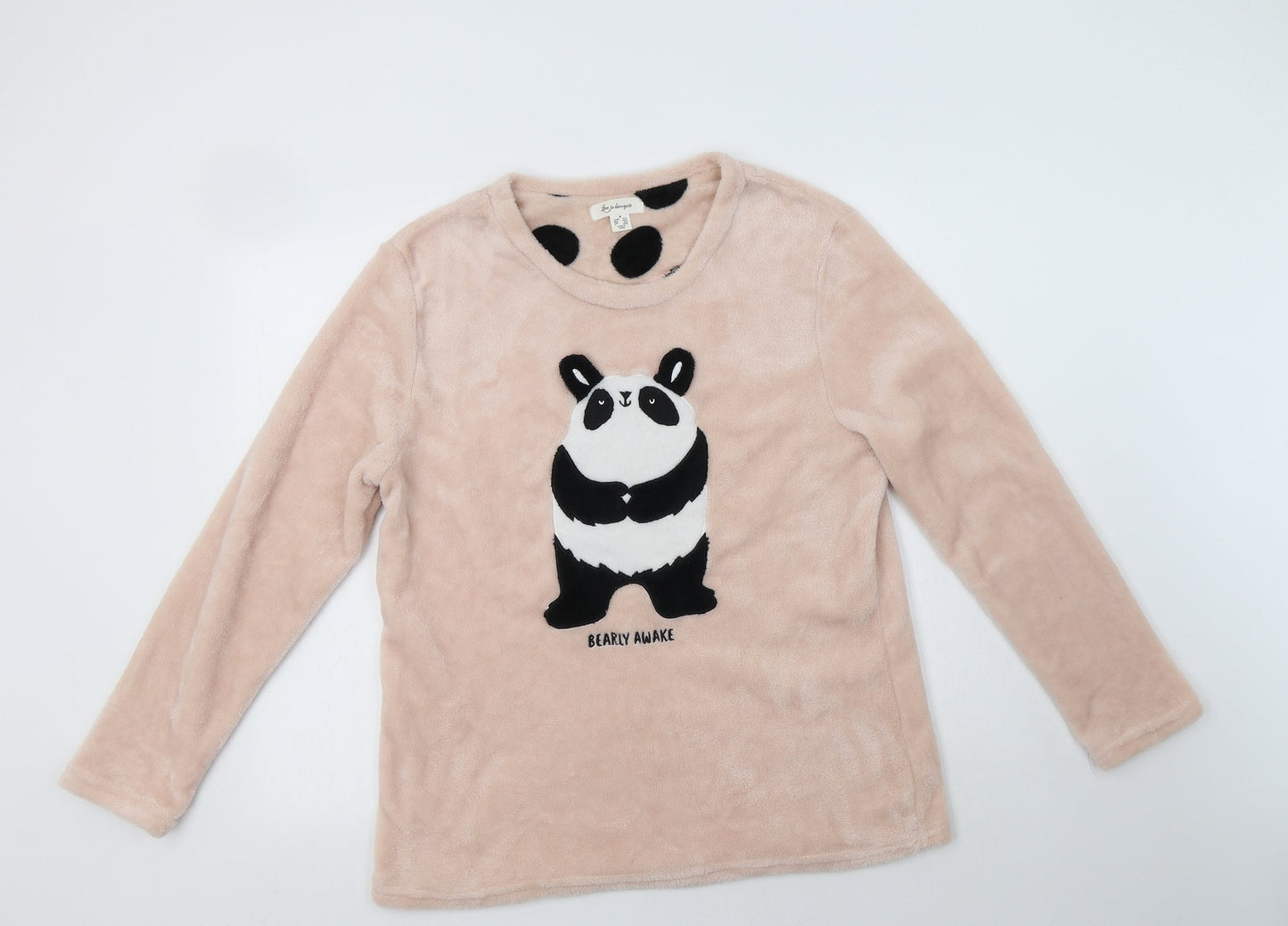 Primark Womens Pink  Polyester Top Lounge Set Size M   - Panda