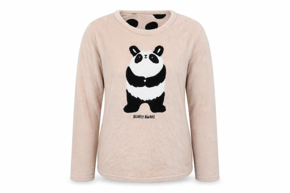 Primark Womens Pink  Polyester Top Lounge Set Size M   - Panda