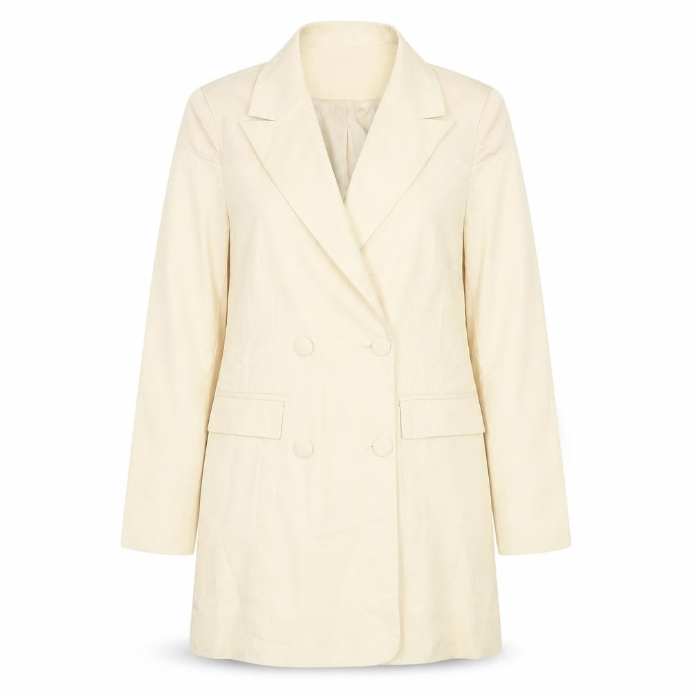 Misspap Womens Yellow   Overcoat Jacket Size 8