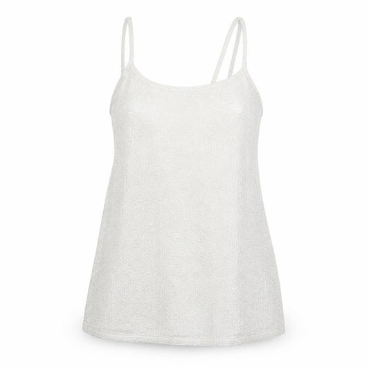 River Island Womens Silver  Polyester Camisole Tank Size 8 Halter