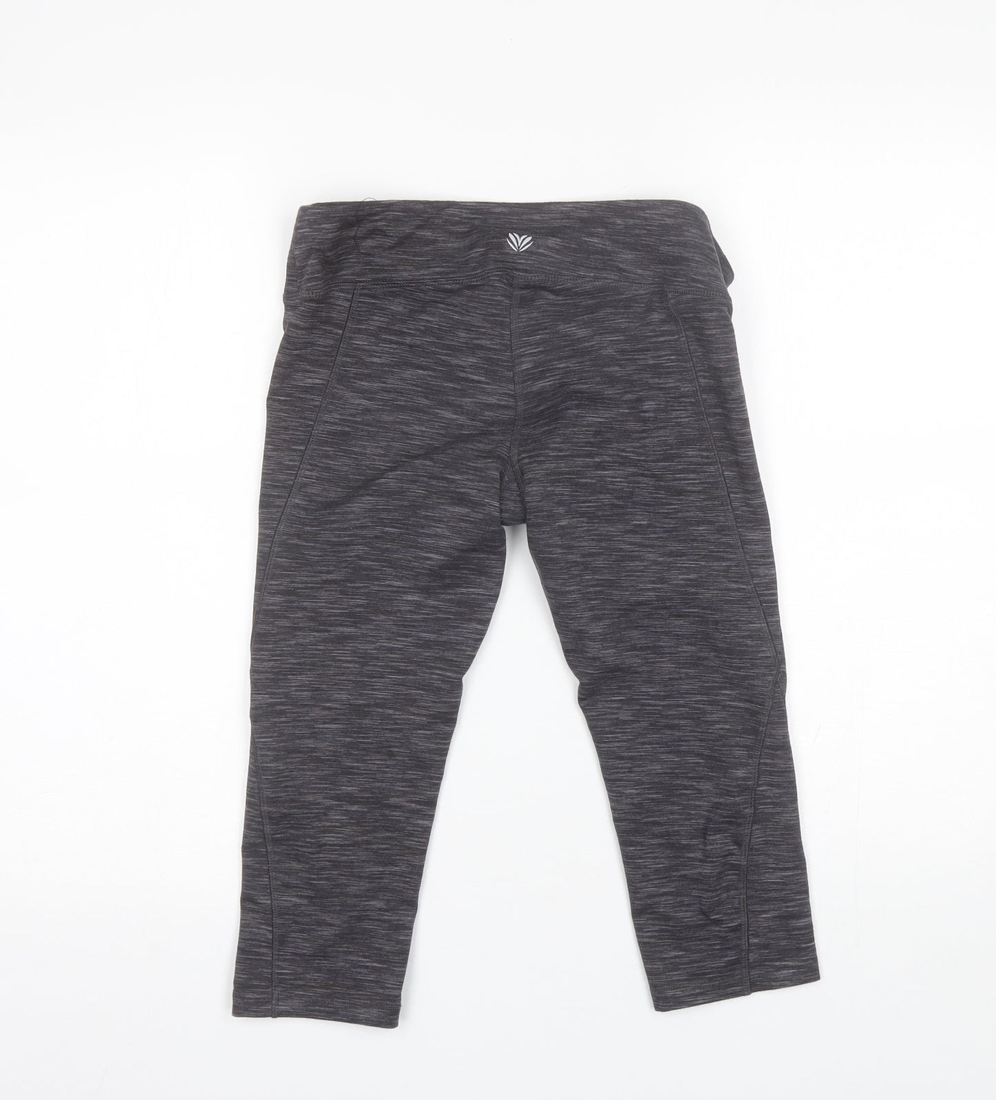 FOREVER 21 Womens Grey  Polyester Blend Compression Leggings Size M L17 in Regular