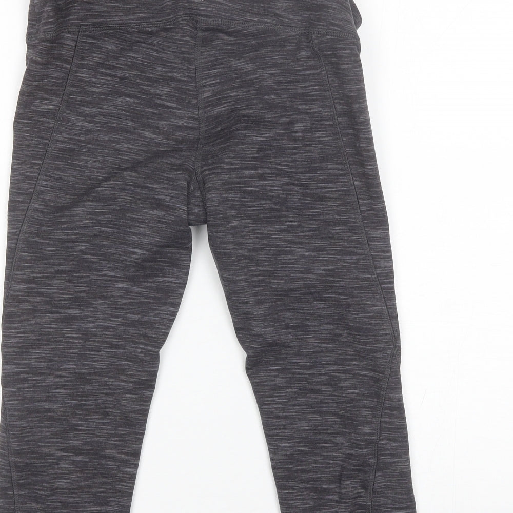 FOREVER 21 Womens Grey  Polyester Blend Compression Leggings Size M L17 in Regular