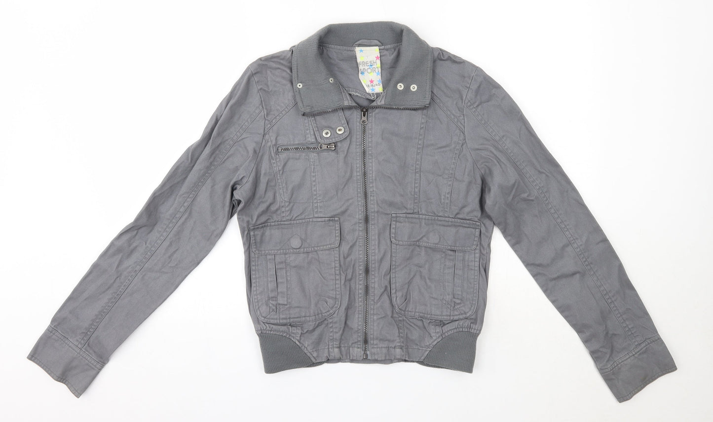 Fresh Sport Womens Grey   Jacket  Size 12