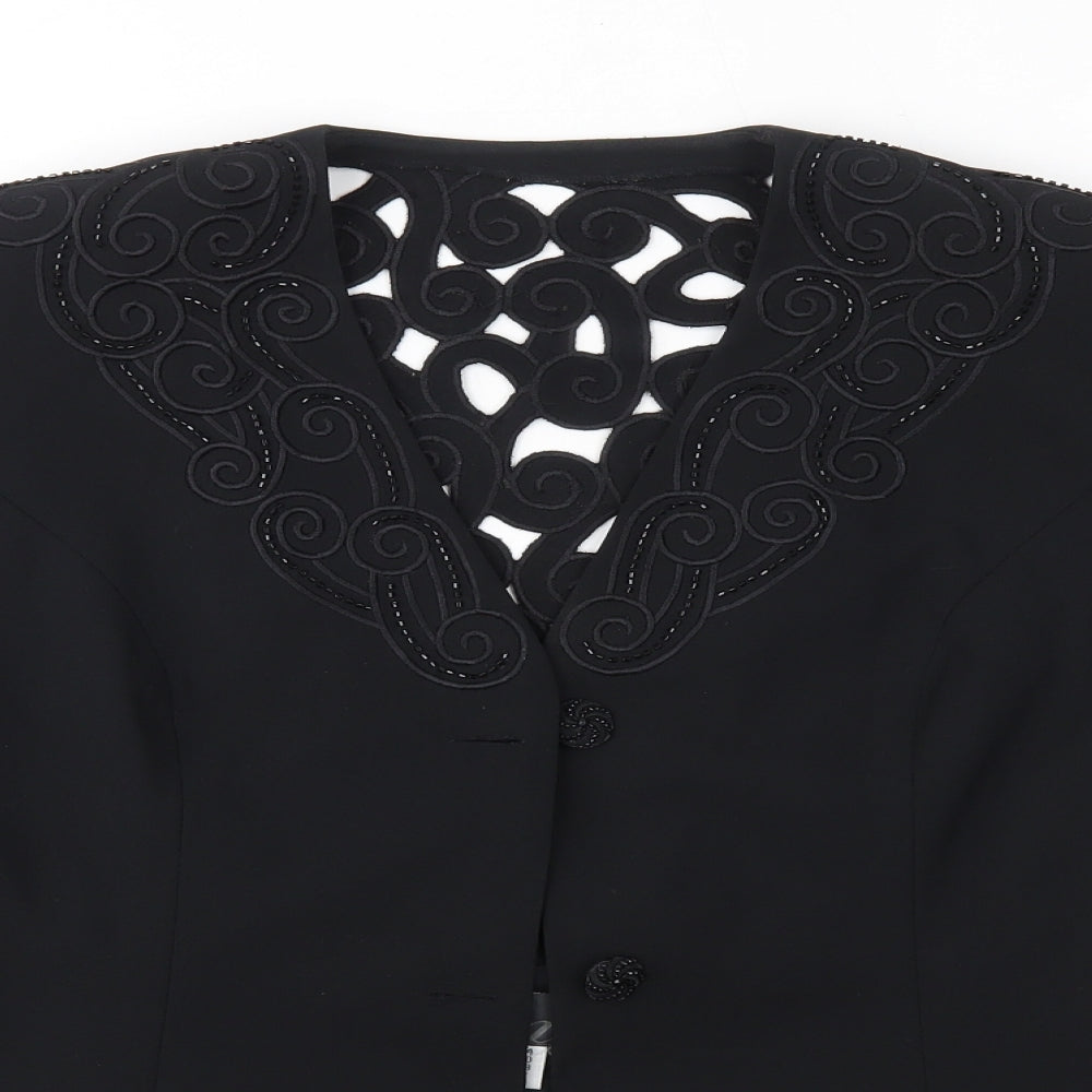 Gina Womens Black   Jacket  Size 12