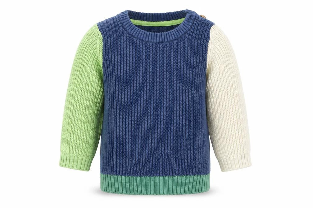 Marks & Spencer Baby Multicoloured  100% Cotton Pullover Jumper Size 9-12 Months