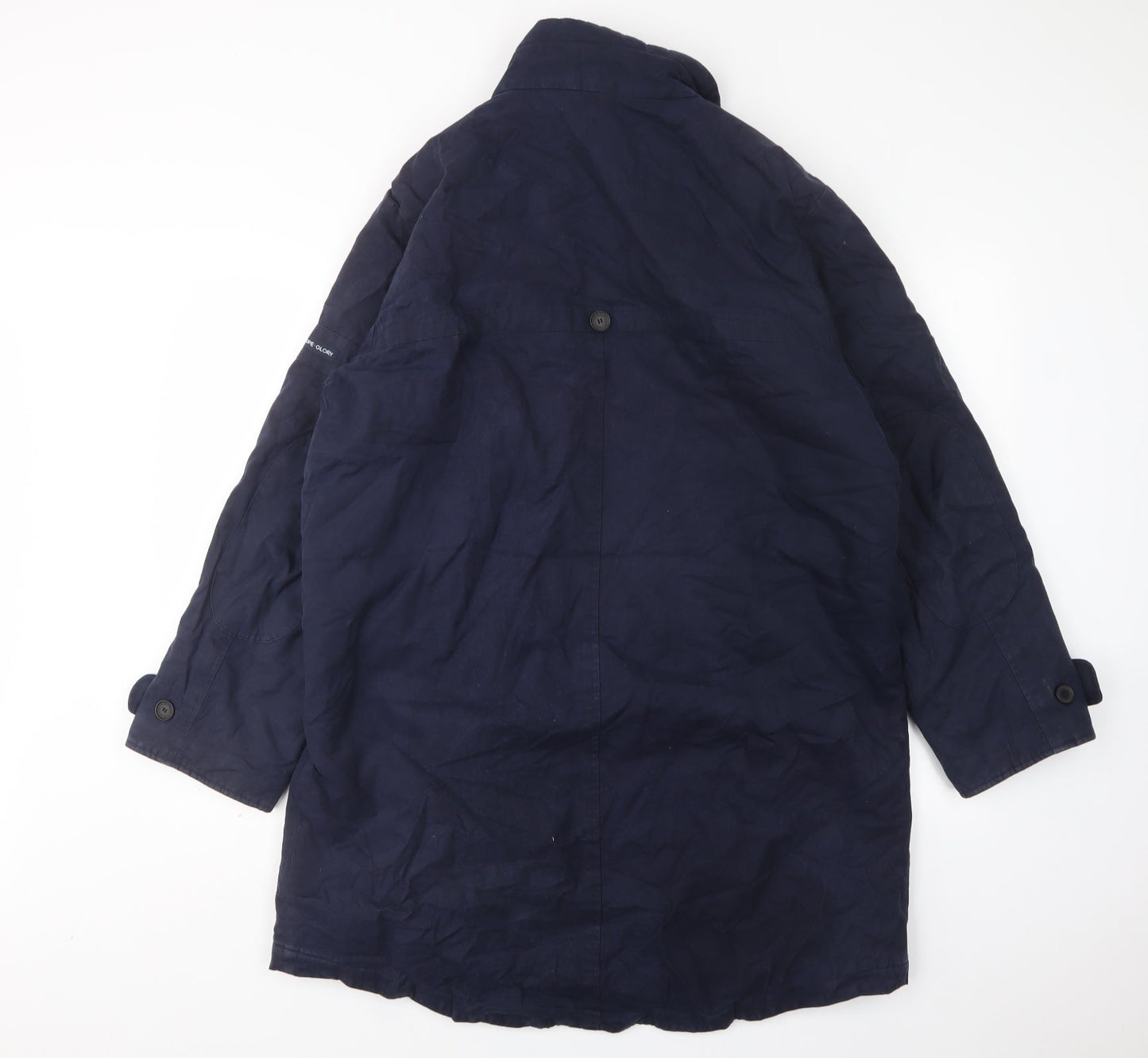 Hope+ Glory Womens Blue   Overcoat Coat Size S