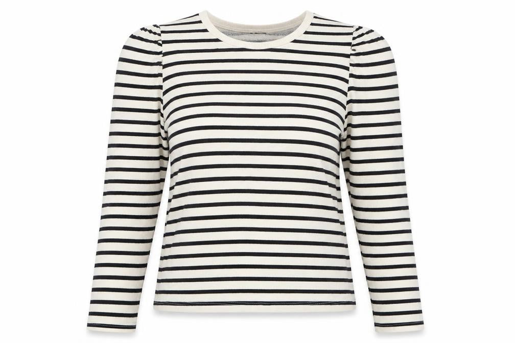 Zara Womens Multicoloured Round Neck Striped Cotton Pullover Jumper Size S