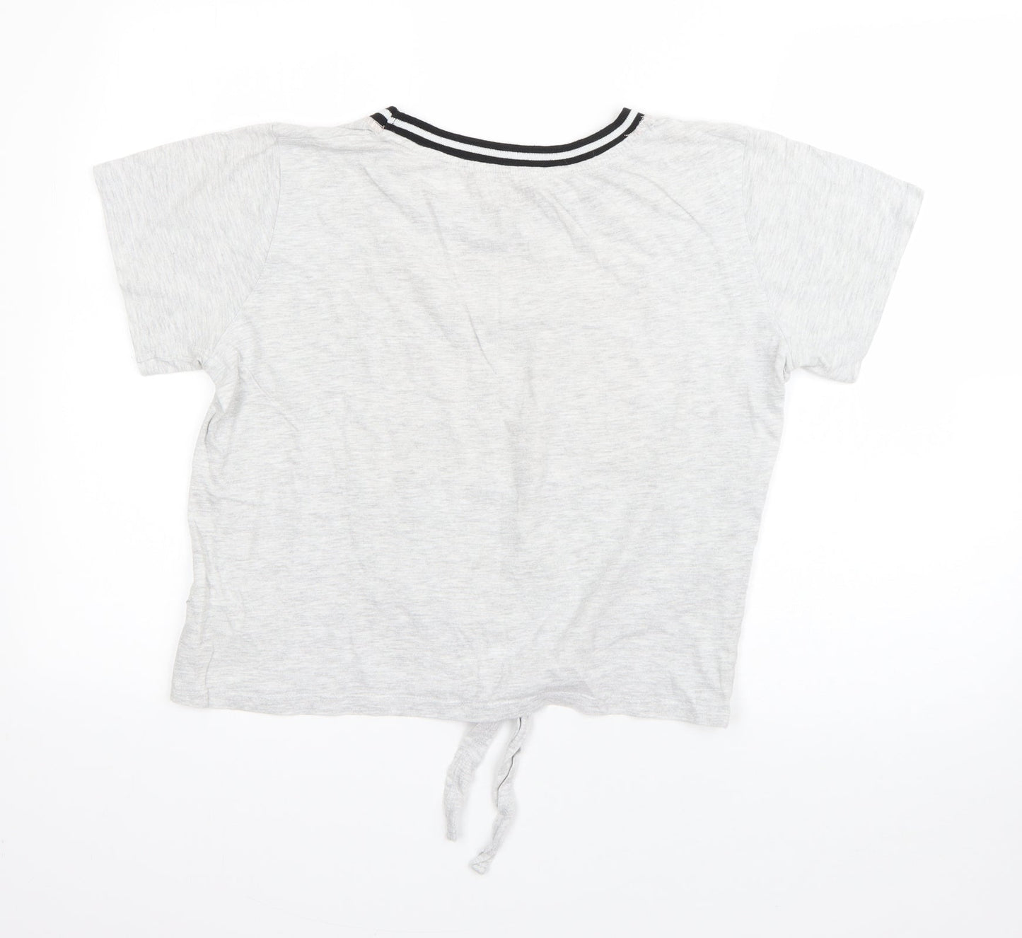 Love to Lounge Womens Green  Cotton Basic T-Shirt Size M Round Neck