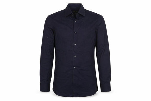Next Mens Blue  Cotton  Dress Shirt Size 39 Collared Button
