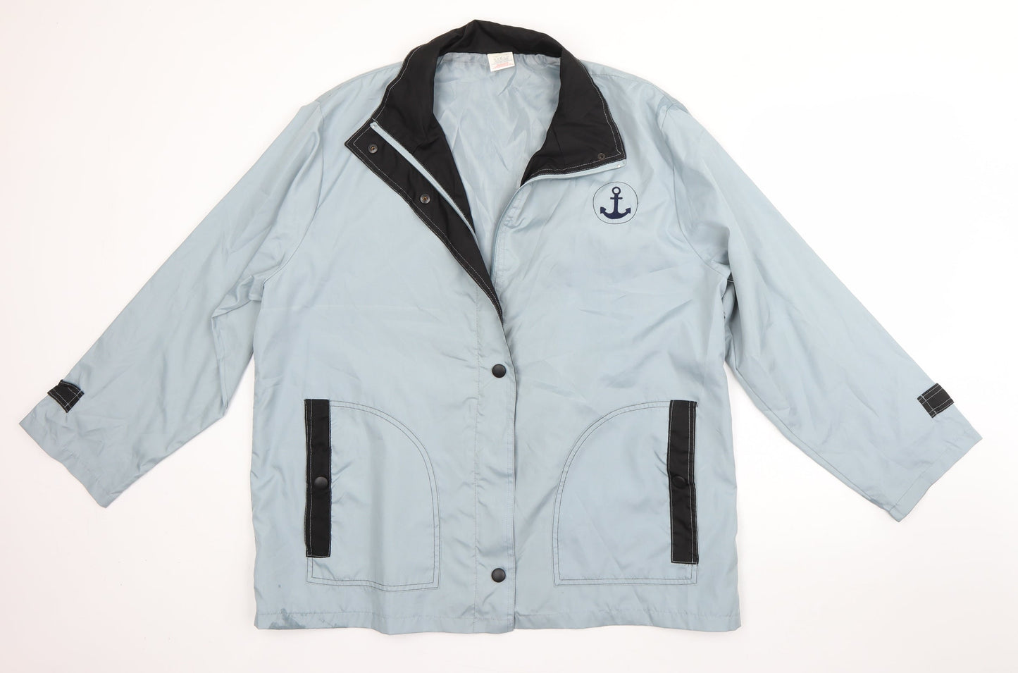 Anne de Lancay Womens Blue   Jacket  Size L  Zip